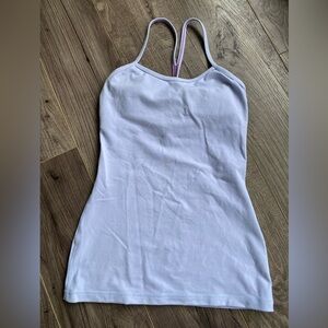 Lululemon Power Y lavender purple racerback tank top